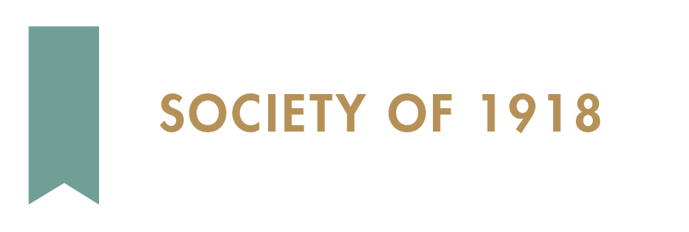 Society of 1918 banner